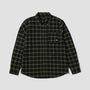 HUF Modal Plaid Shirt Olive