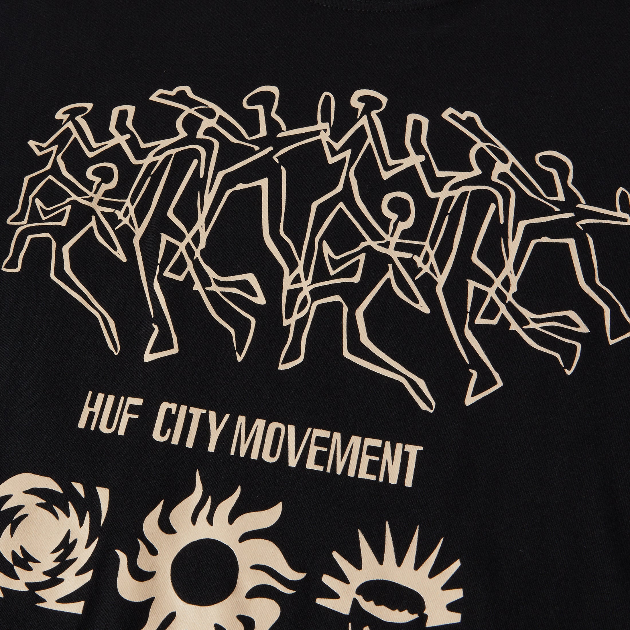 HUF Movement Shortsleeve T-Shirt Black