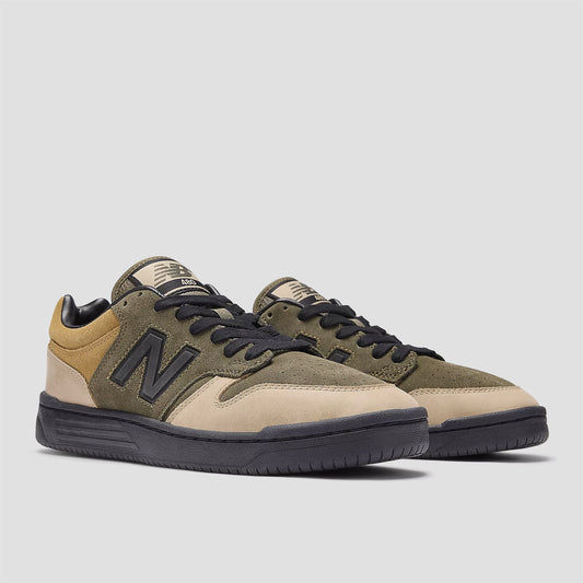 New Balance 480 Skate Shoes Olive / Tan