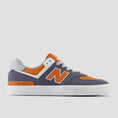 Load image into Gallery viewer, New Balance Numeric 574 Skate Shoes Grey / Orange
