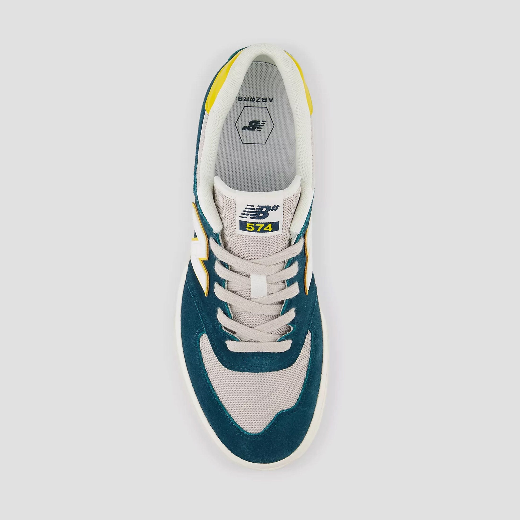 New Balance 574 Skate Shoes Deep Ocean / Sunflower