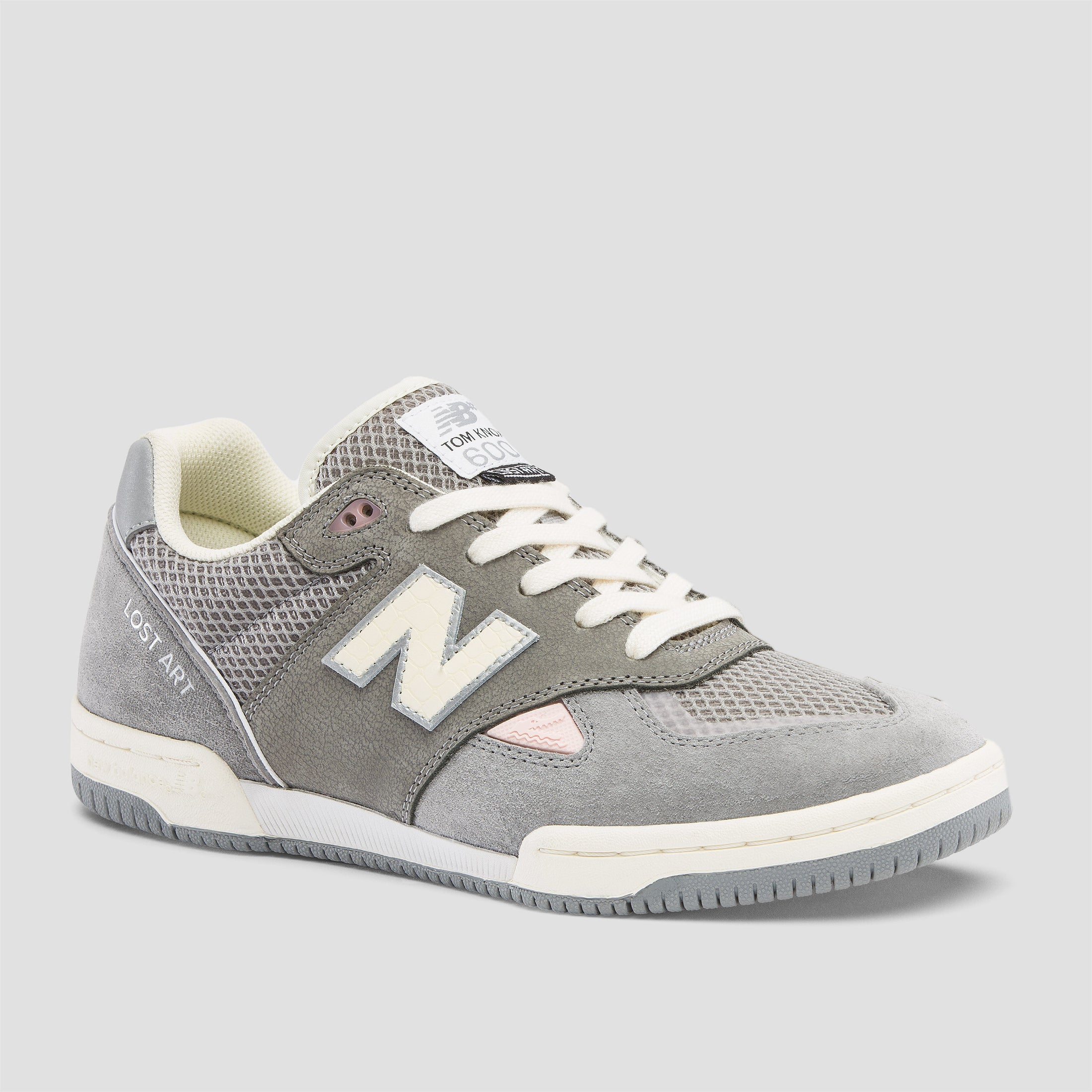 New Balance Numeric X Lost Art 600 Tom Knox Skate Shoes Grey