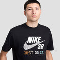 Load image into Gallery viewer, Nike SB Olympic Pack T-Shirt Just Do It OLY Black
