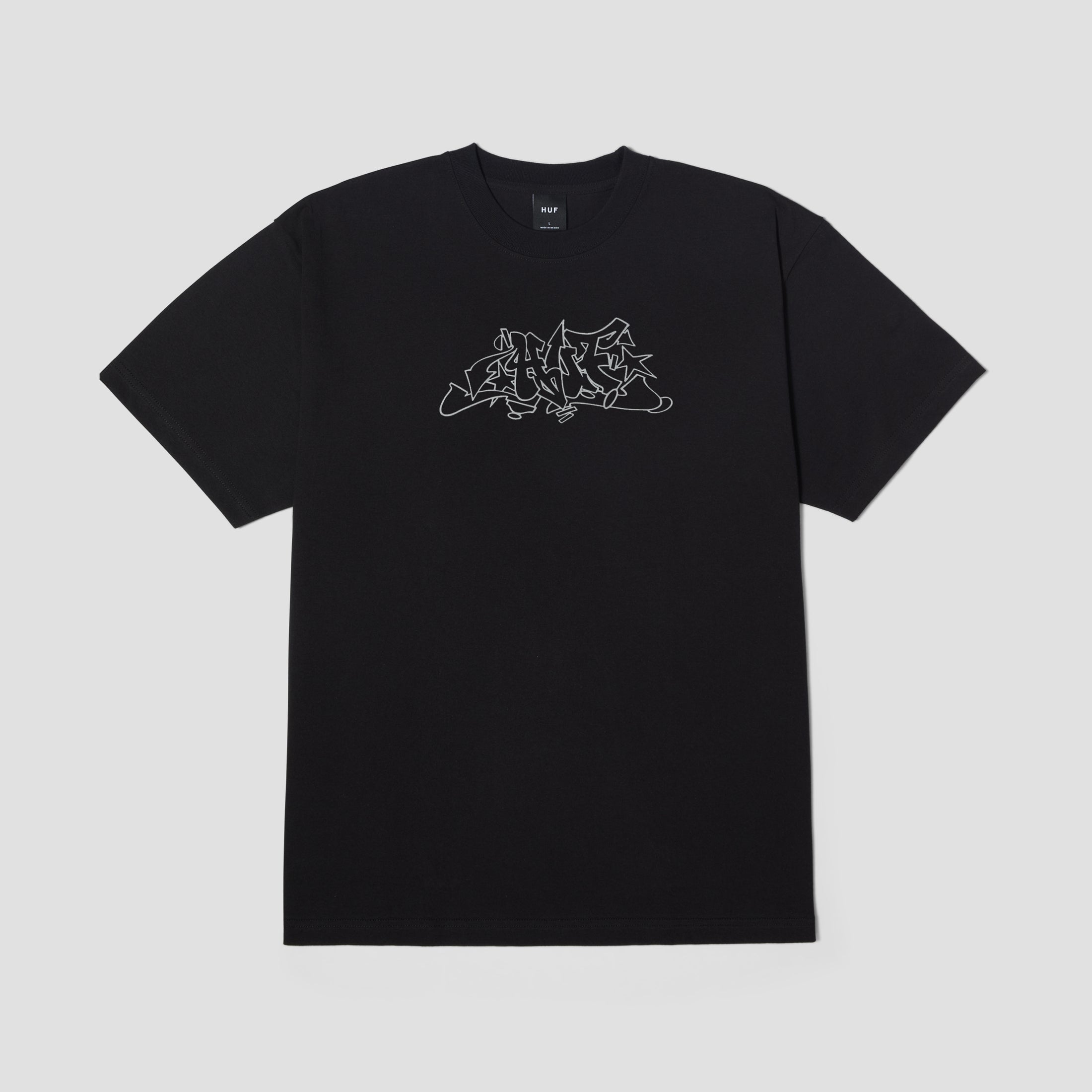 HUF Outlines Shortsleeve T-Shirt Black