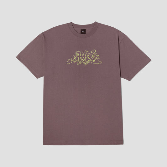 HUF Outlines Shortsleeve T-Shirt Light Plum