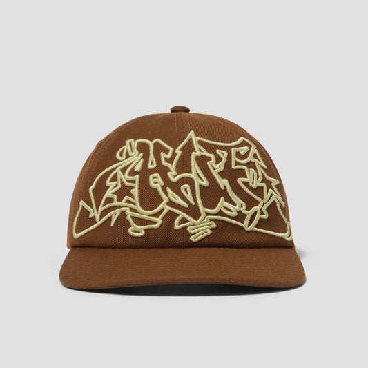 HUF Outlines Snapback Cap Brown