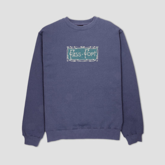 Passport Plume Sweater Dusty Blue