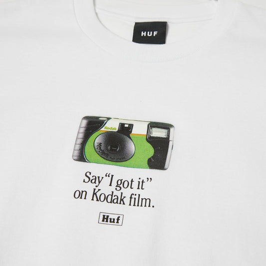 Huf x Kodak Power Flash Shortsleeve T-Shirt White