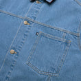 Load image into Gallery viewer, PassPort Workers Club Lined Denim Jacket Washed Light Indigo
