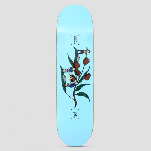 Passport 8.125 Mixer Working Floral Series Skateboard Deck Blue