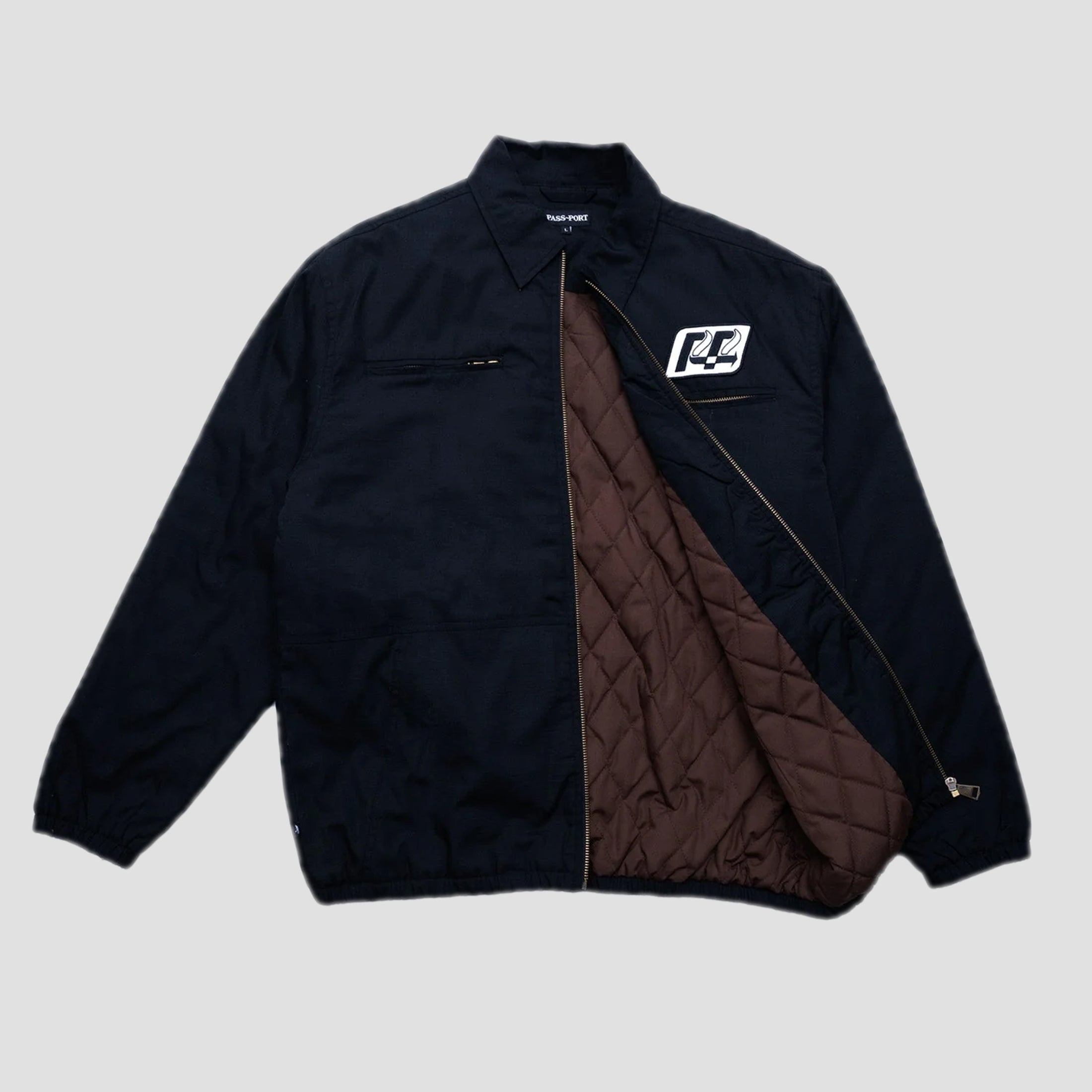 PassPort Transport Ripstop Delivery Jacket Black