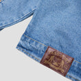 Load image into Gallery viewer, PassPort Workers Club Lined Denim Jacket Washed Light Indigo
