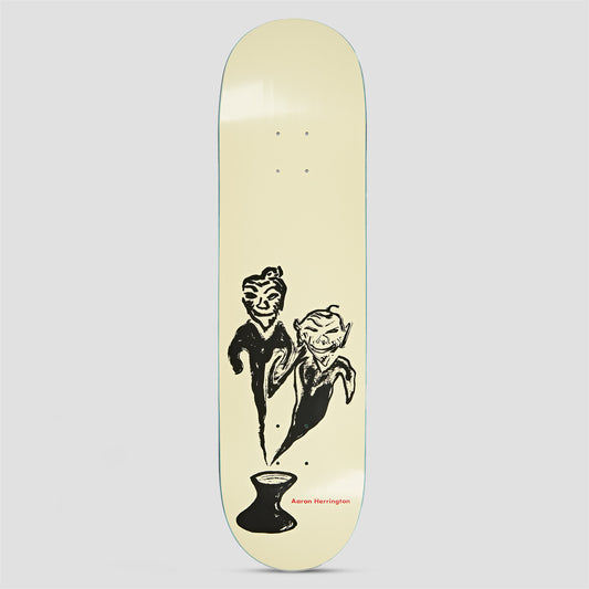 Polar 7.8 Aaron Herrington Pot Demons Yellow Skateboard Deck