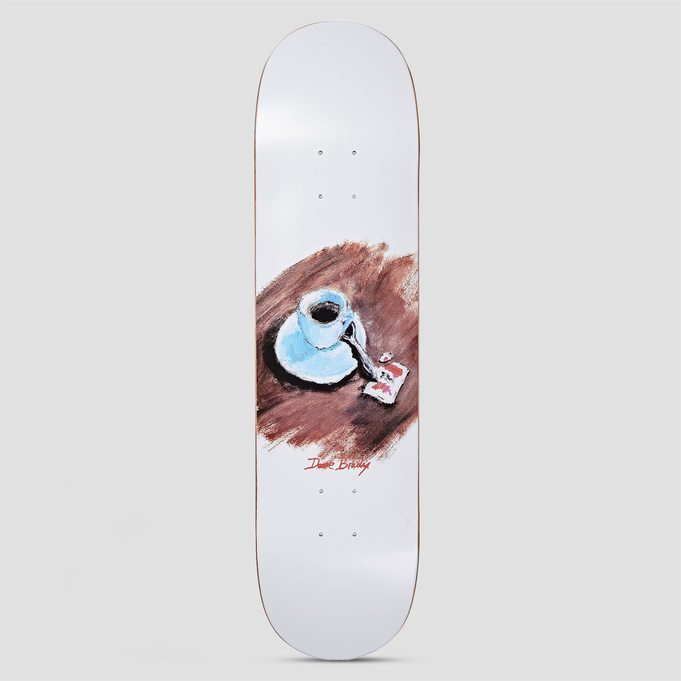 Polar 8.375 Dane Brady Cimbalino Skateboard Deck White