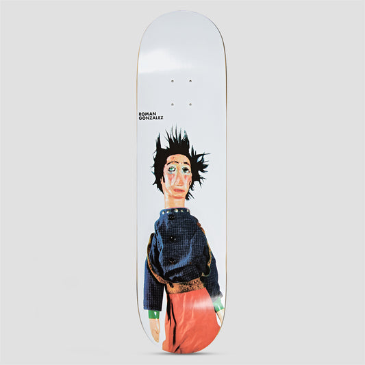 Polar 8.375 Roman Gonzalez Lorca White Skateboard Deck