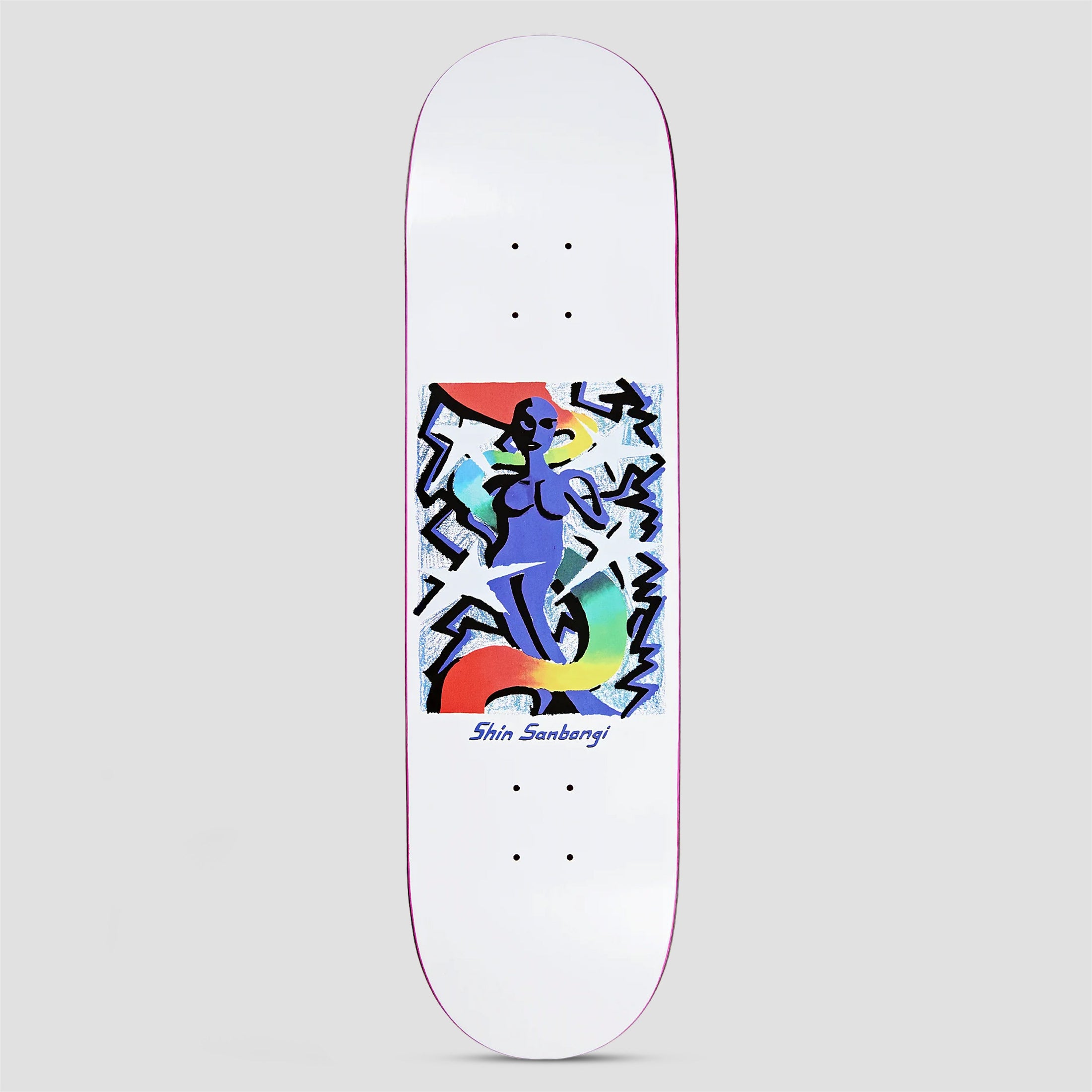 Polar 7.875 Shin Sanbongi Queen Skateboard Deck White