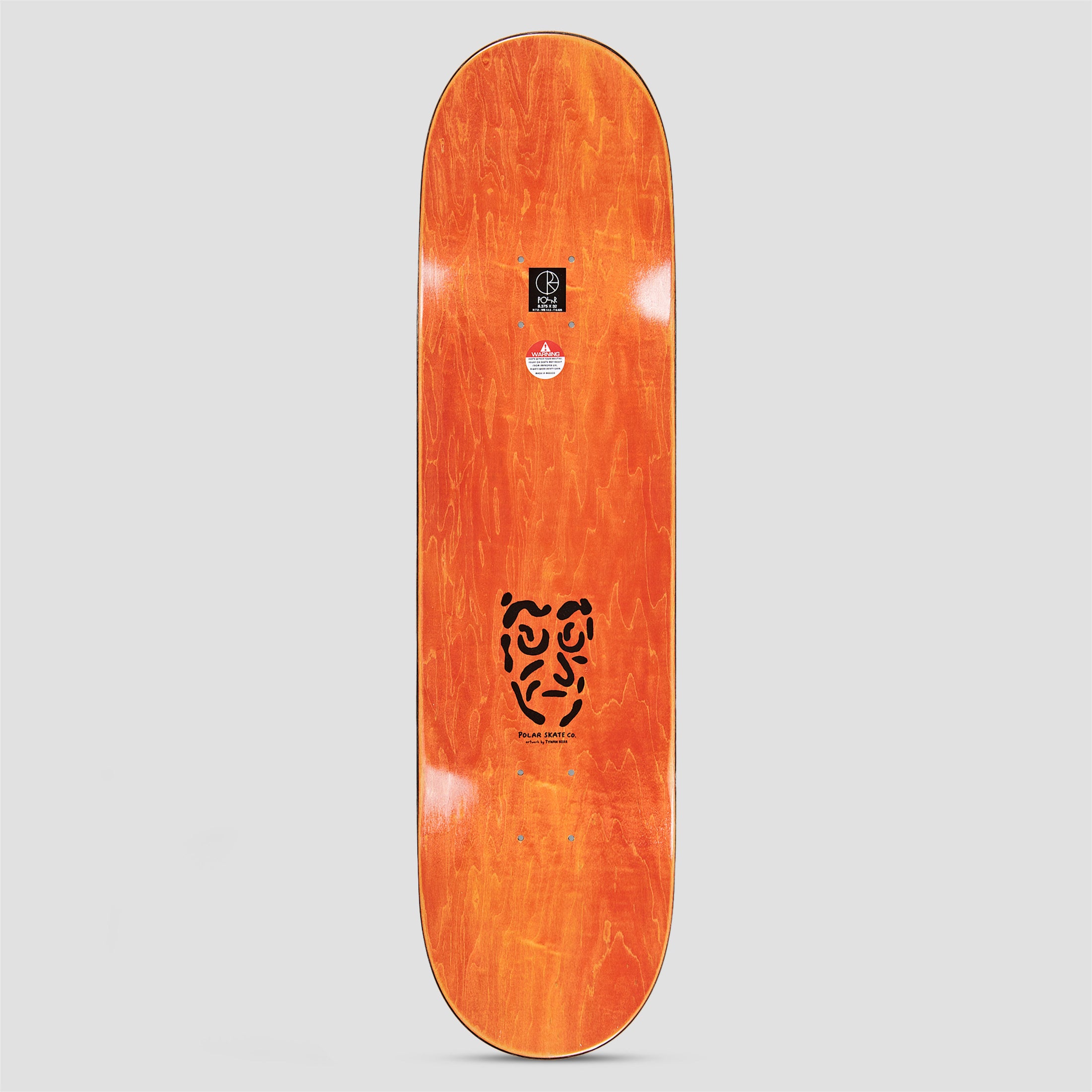 Polar 8 Oski Facescape Skateboard Deck