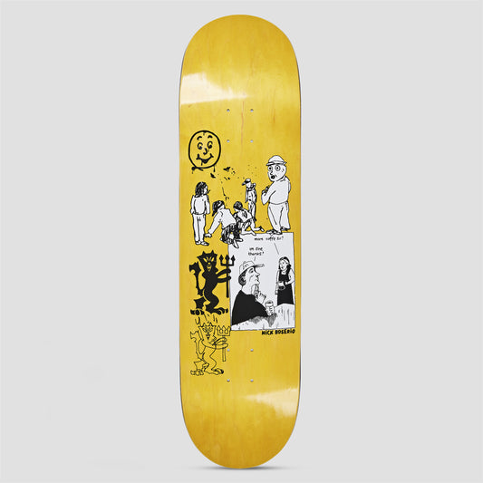 Polar 8.5 Nick Boserio Year 2020 Skateboard Deck Yellow Veneer