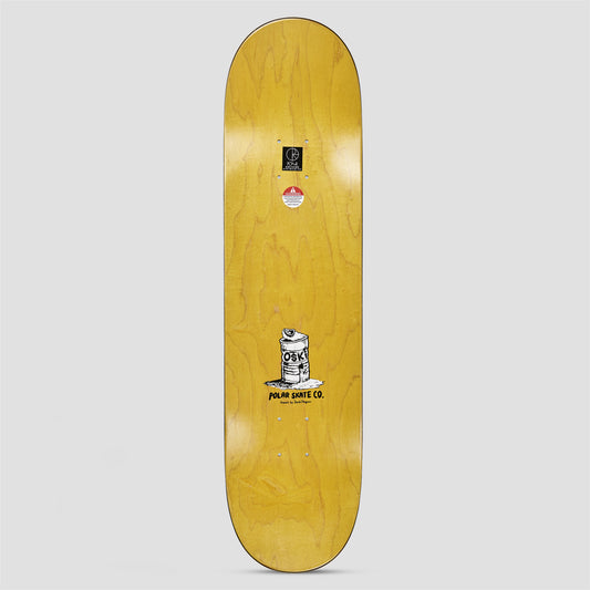 Polar 8.5 Oskar Rozenberg Tricycle Skateboard Deck White