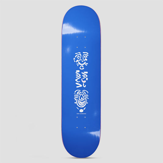 Polar 8.5 Shin Sanbongi Faces Blue  Skateboard Deck