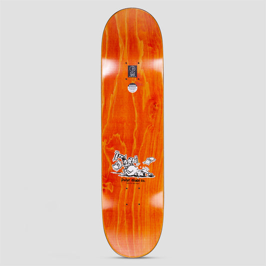 Polar 8.25 Aaron Herrington Looking Good Son Skateboard Deck Orange