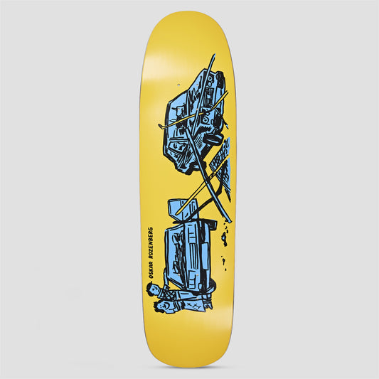 Polar P9 Shape Oskar Rozenberg Drivers License Yellow Skateboard Deck