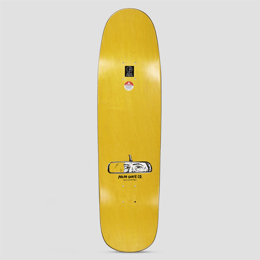 Polar P9 Shape Oskar Rozenberg Drivers License Yellow Skateboard Deck