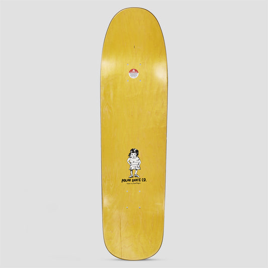 Polar 1991 Jr Nick Boserio Year 2020 Skateboard Deck Yellow Veneer