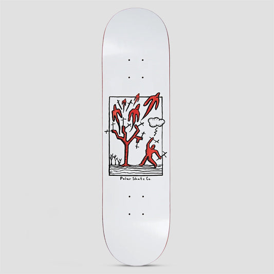 Polar 8.75 Team Heaven White Skateboard Deck