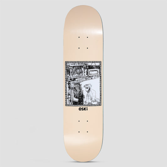 Polar 7.875 Oskar Rosenberg Gorilla King Skateboard Deck Cream