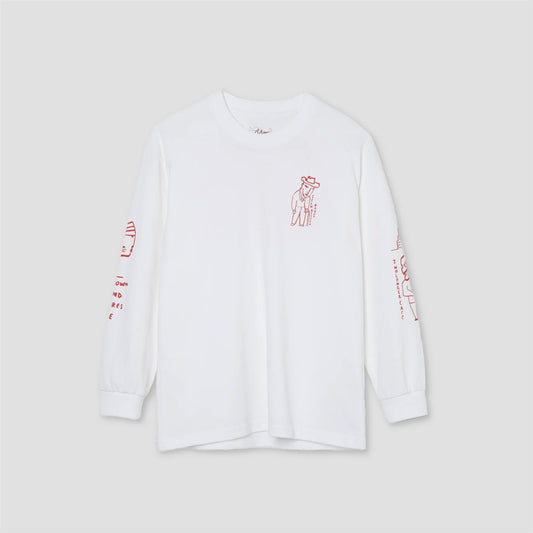 Polar Seen Better Days Longsleeve T-Shirt Jr White