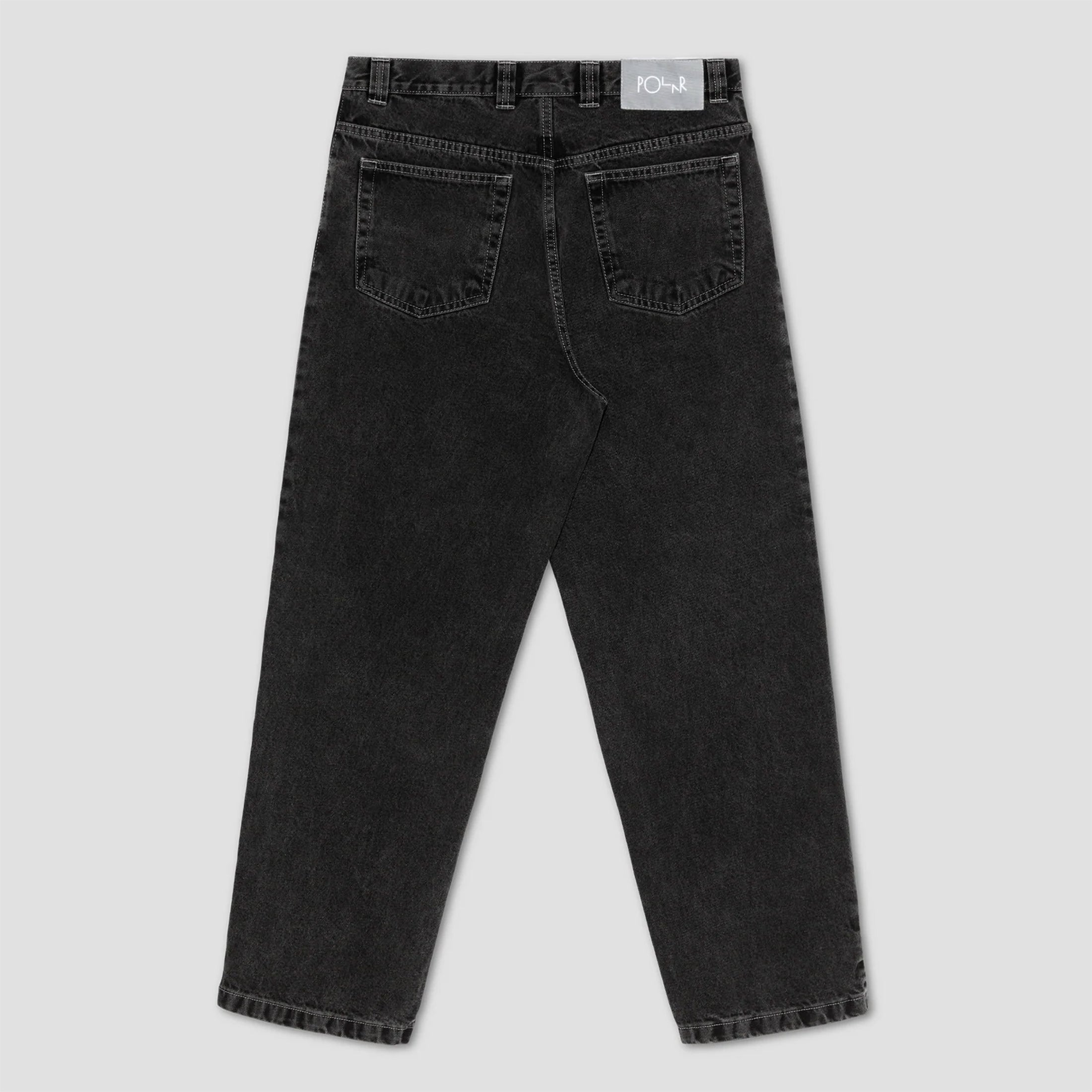 Polar 93 Denim Pants Silver Black