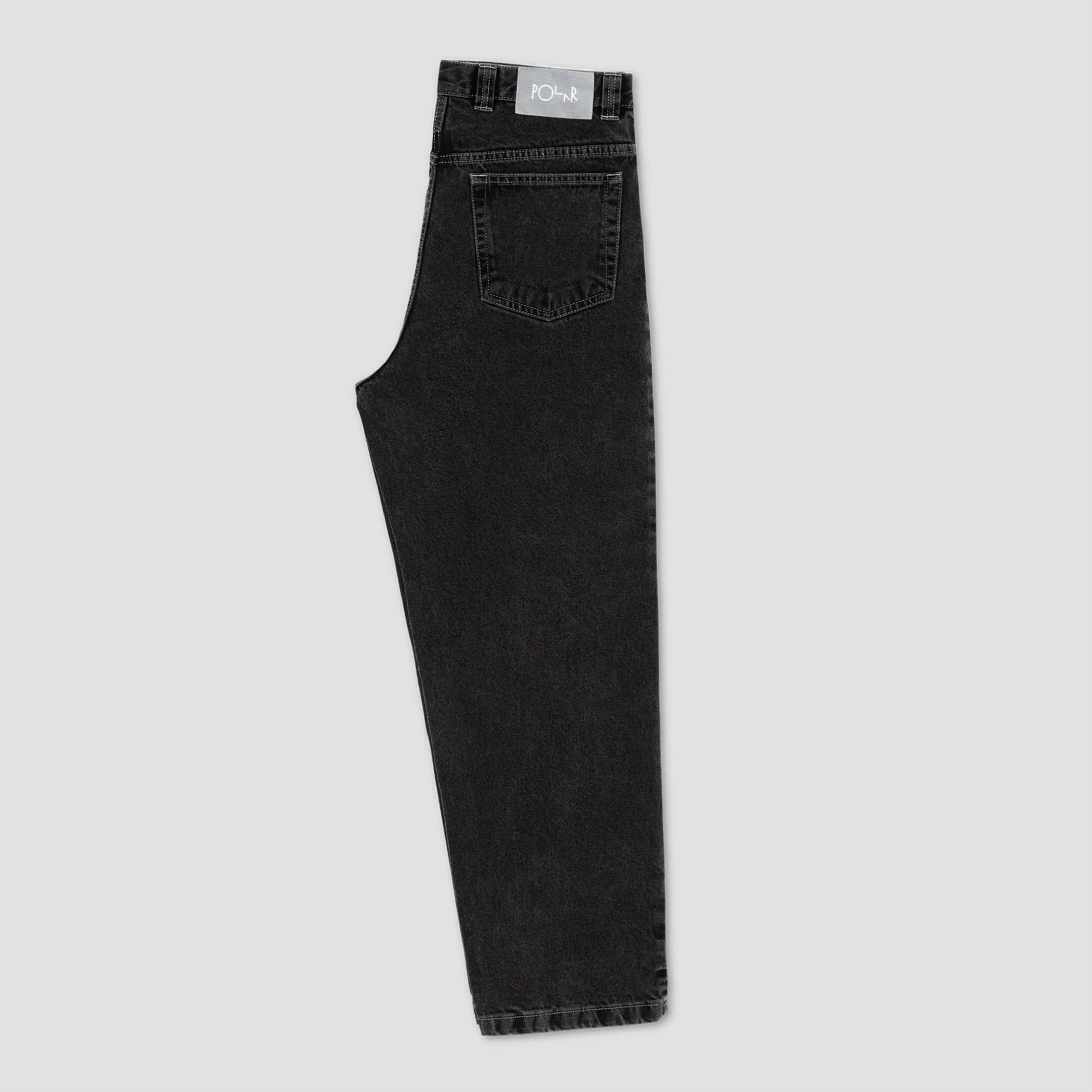 Polar 93 Denim Pants Silver Black