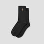 Polar Rib Socks No Comply Black / Brown