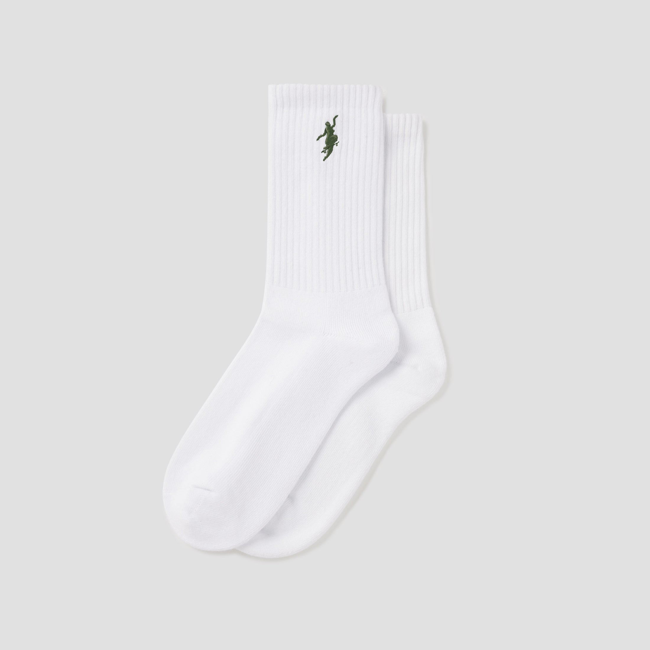 Polar Rib Socks No Comply White / Green