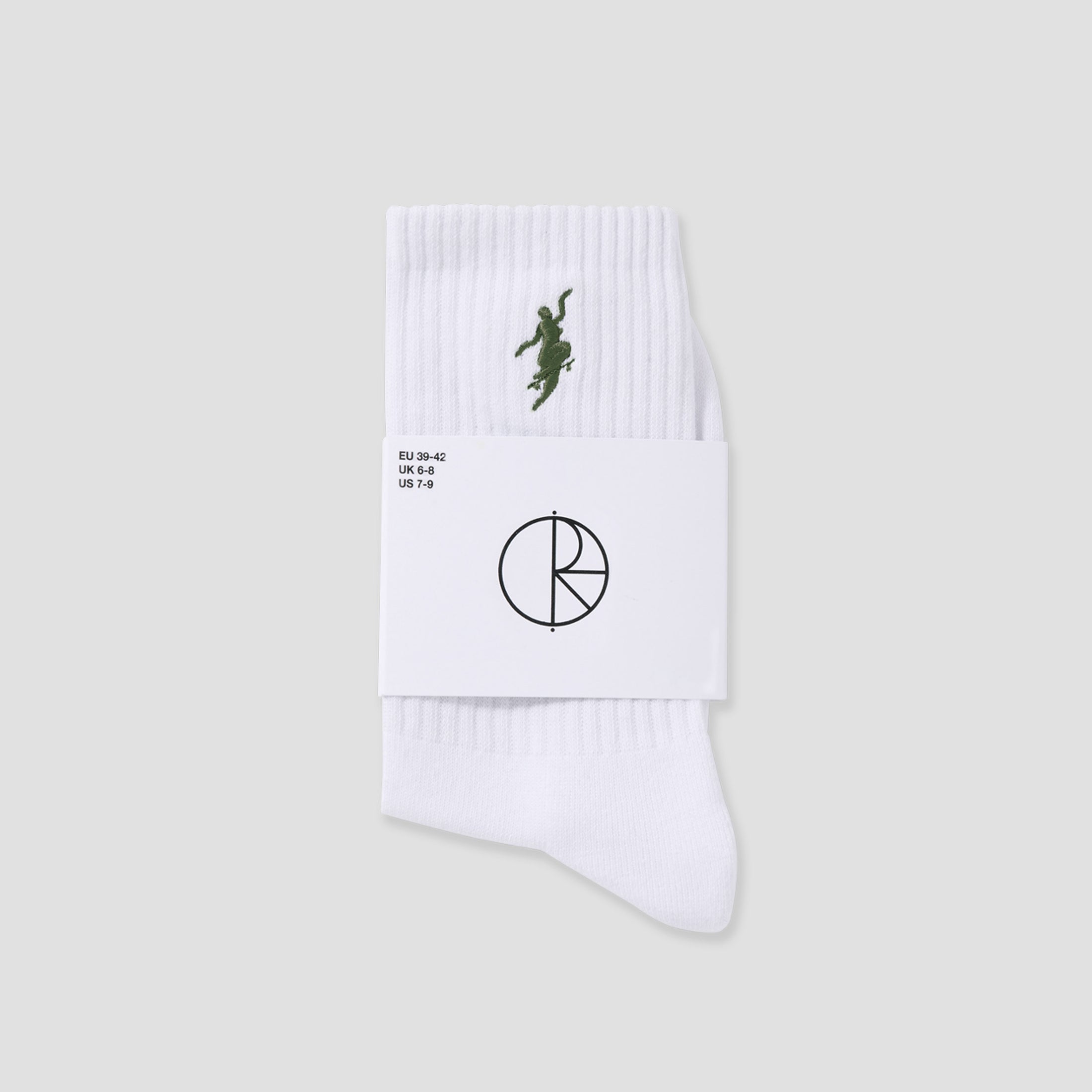 Polar Rib Socks No Comply White / Green