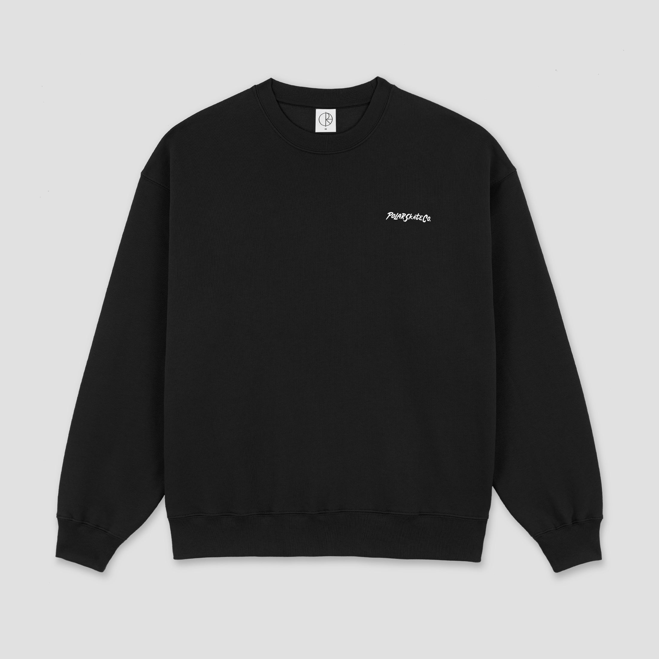 Polar Dave Crewneck Polar Surf Logo Black