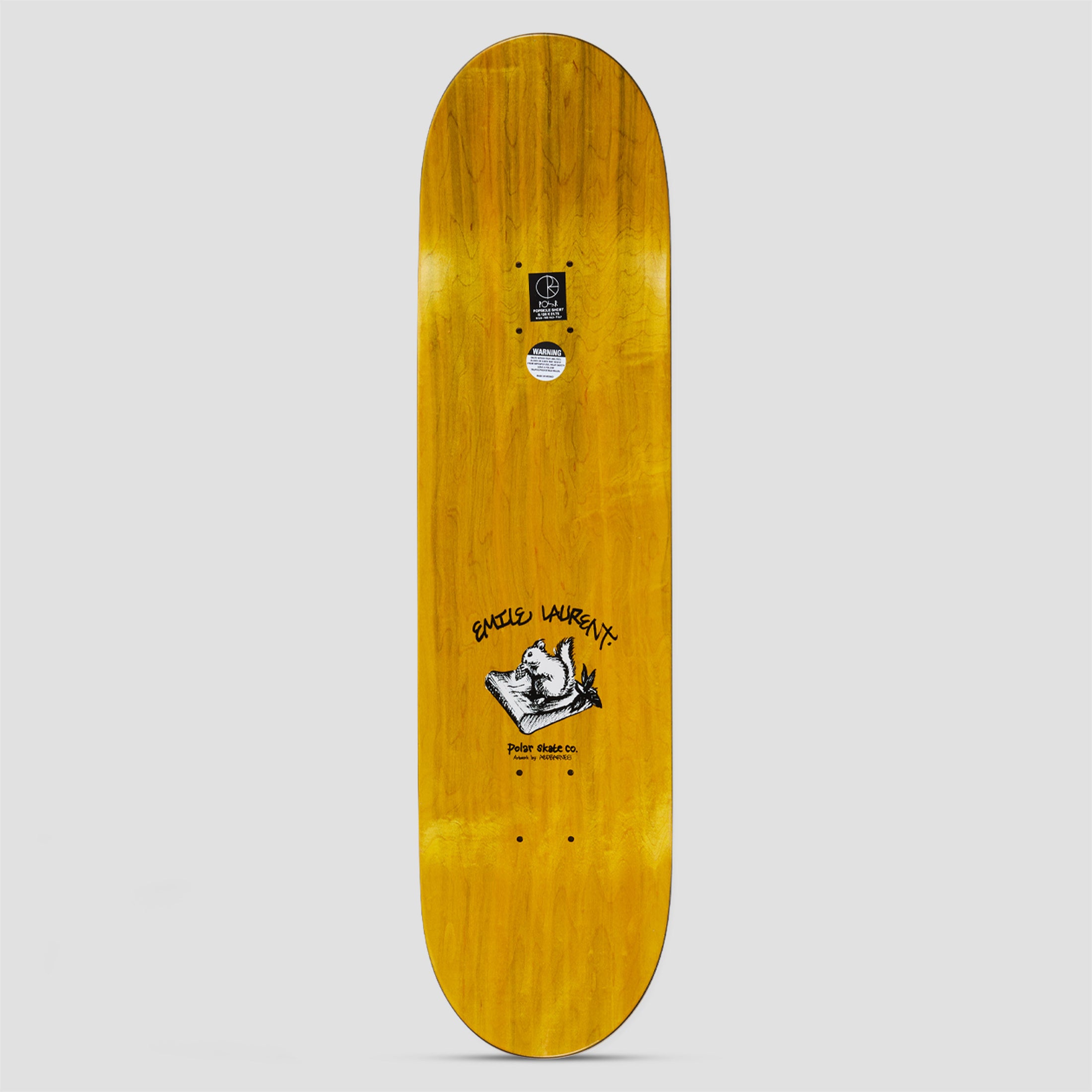 Polar 8.125 Short Emile Laurent Burnside 2084 Skateboard Deck