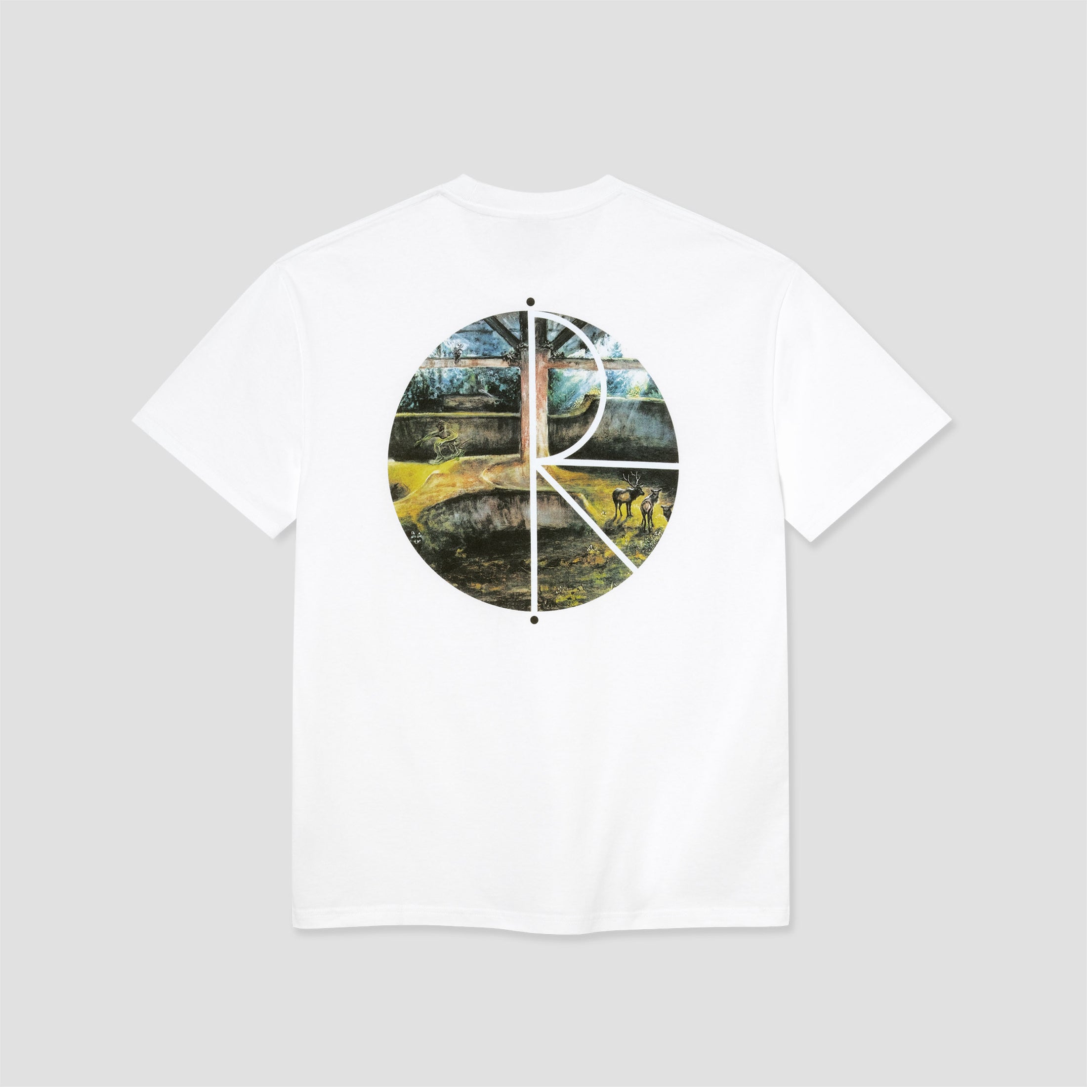 Polar Fill Logo Burnside 2084 T-Shirt White