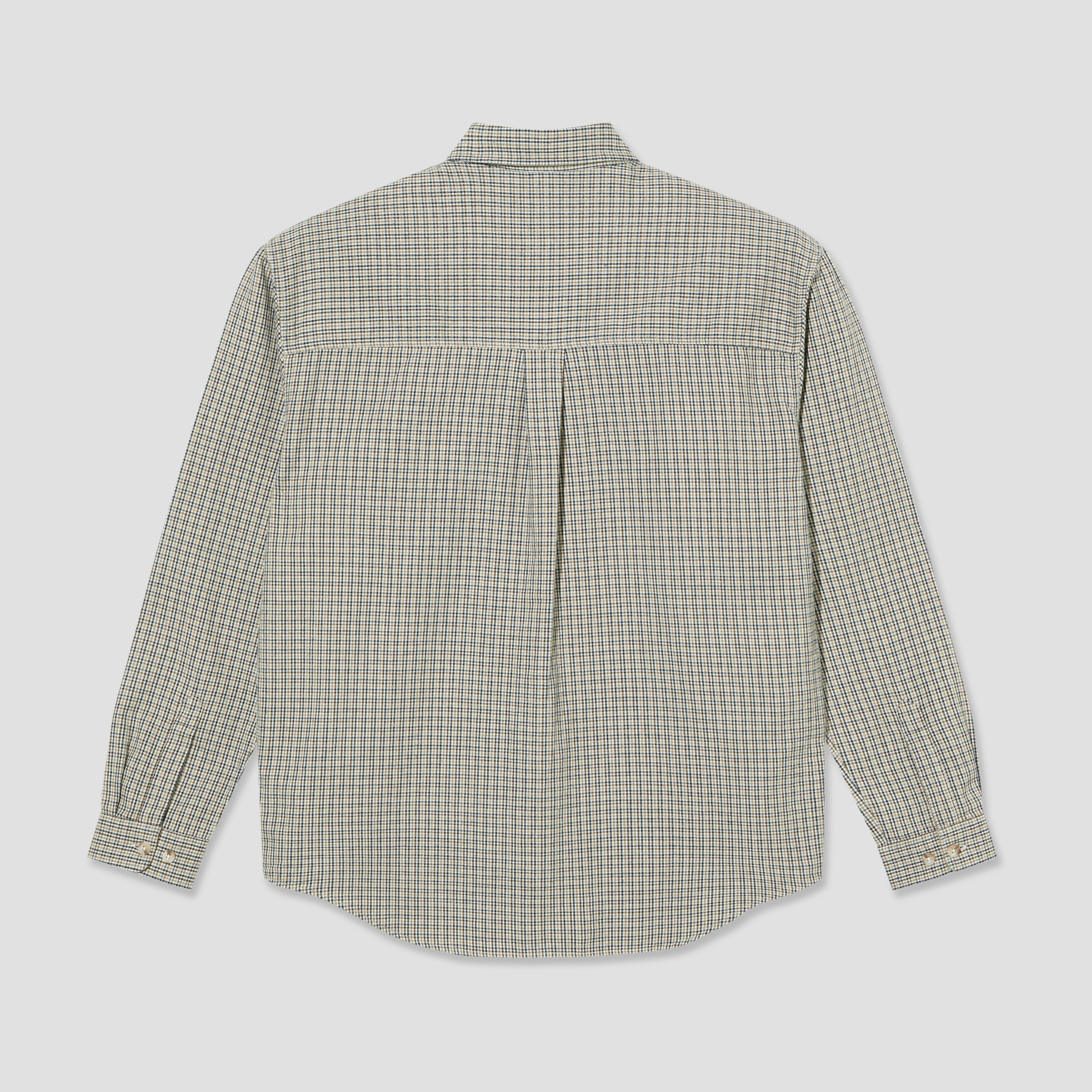 Polar Mitchell Longsleeve Shirt Creme Check