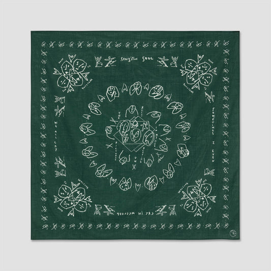 Polar Bandana Dark Green