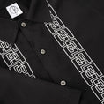 Load image into Gallery viewer, Polar Skate Co Bowling Shirt Double P Black / White
