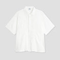 Load image into Gallery viewer, Polar Skate Co Bowling Shirt Double P Cloud White
