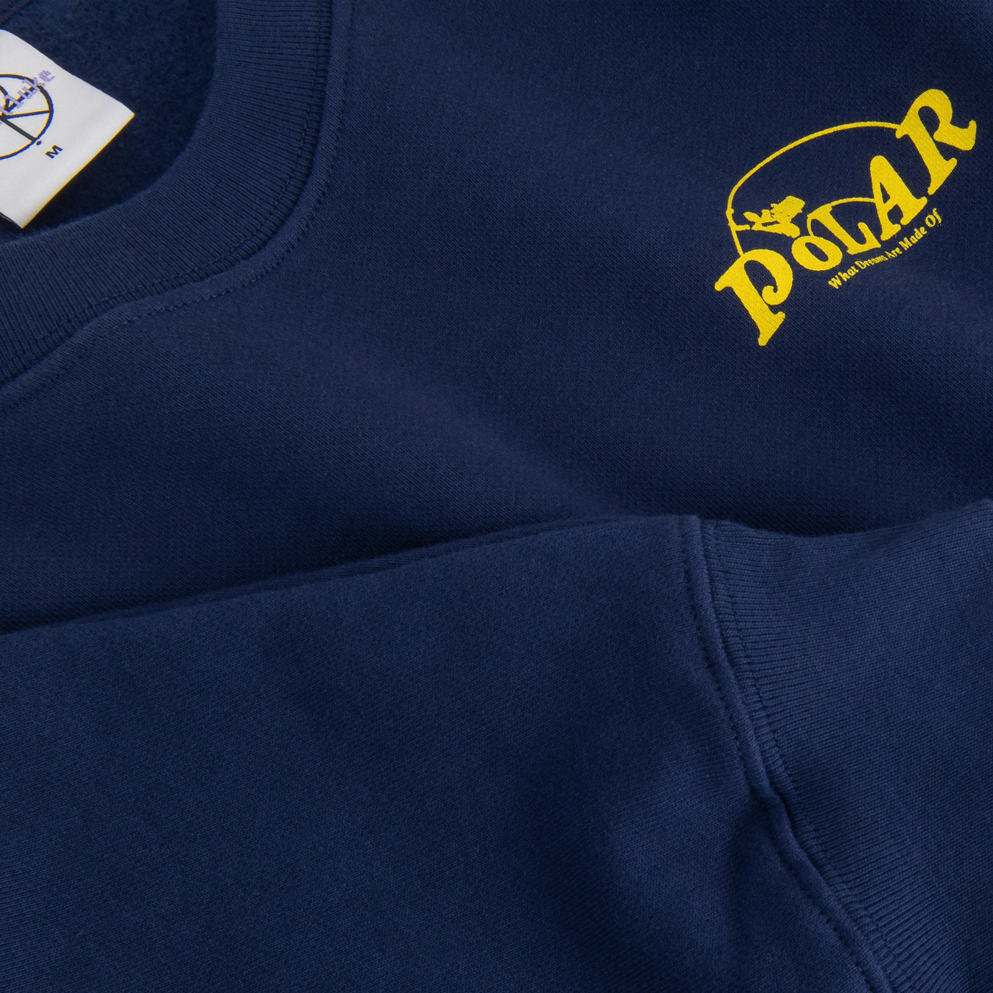 Polar Skate Co Dave Crewneck Dreams Dark Blue