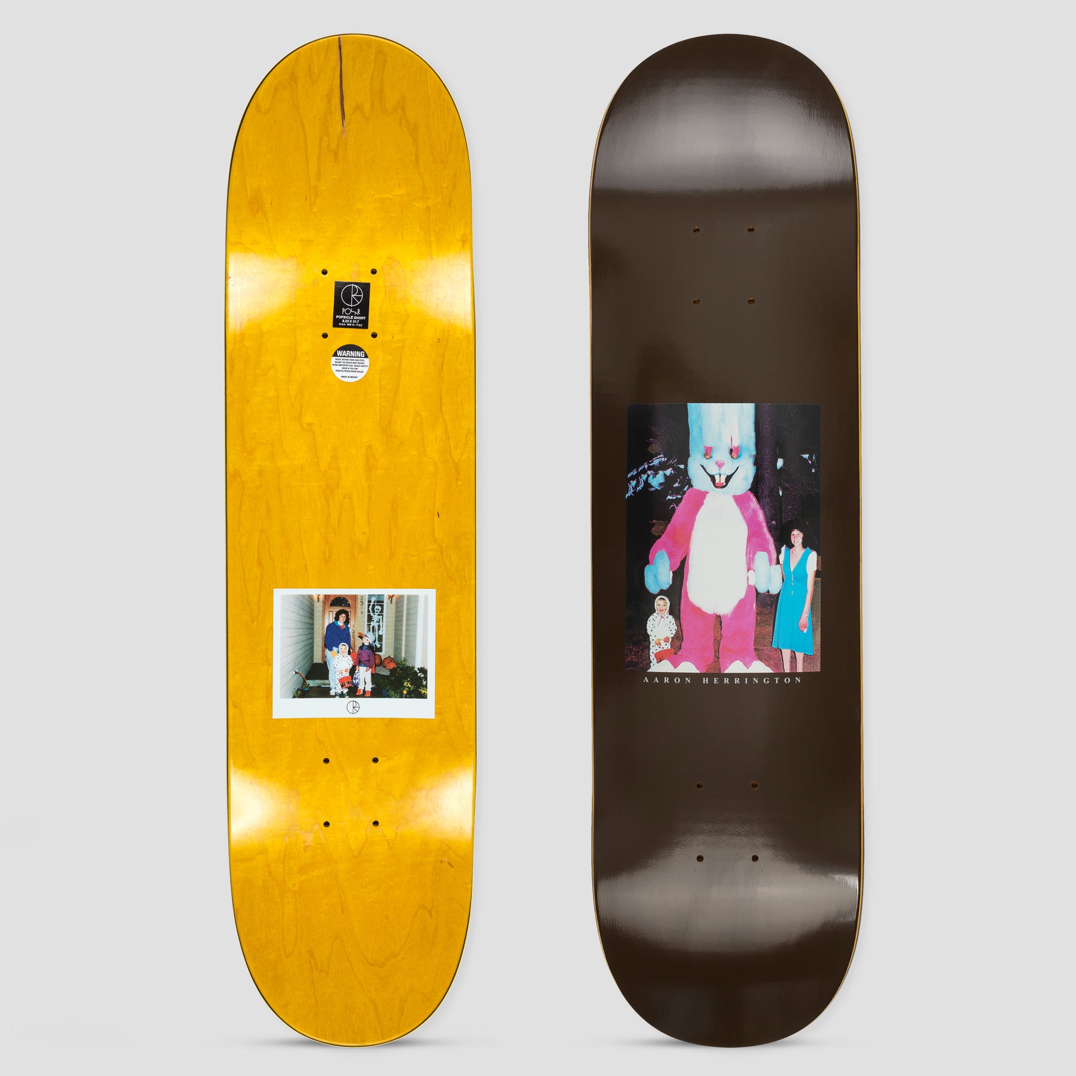 Polar 8.625 Aaron Herrington Bunny Skateboard Deck