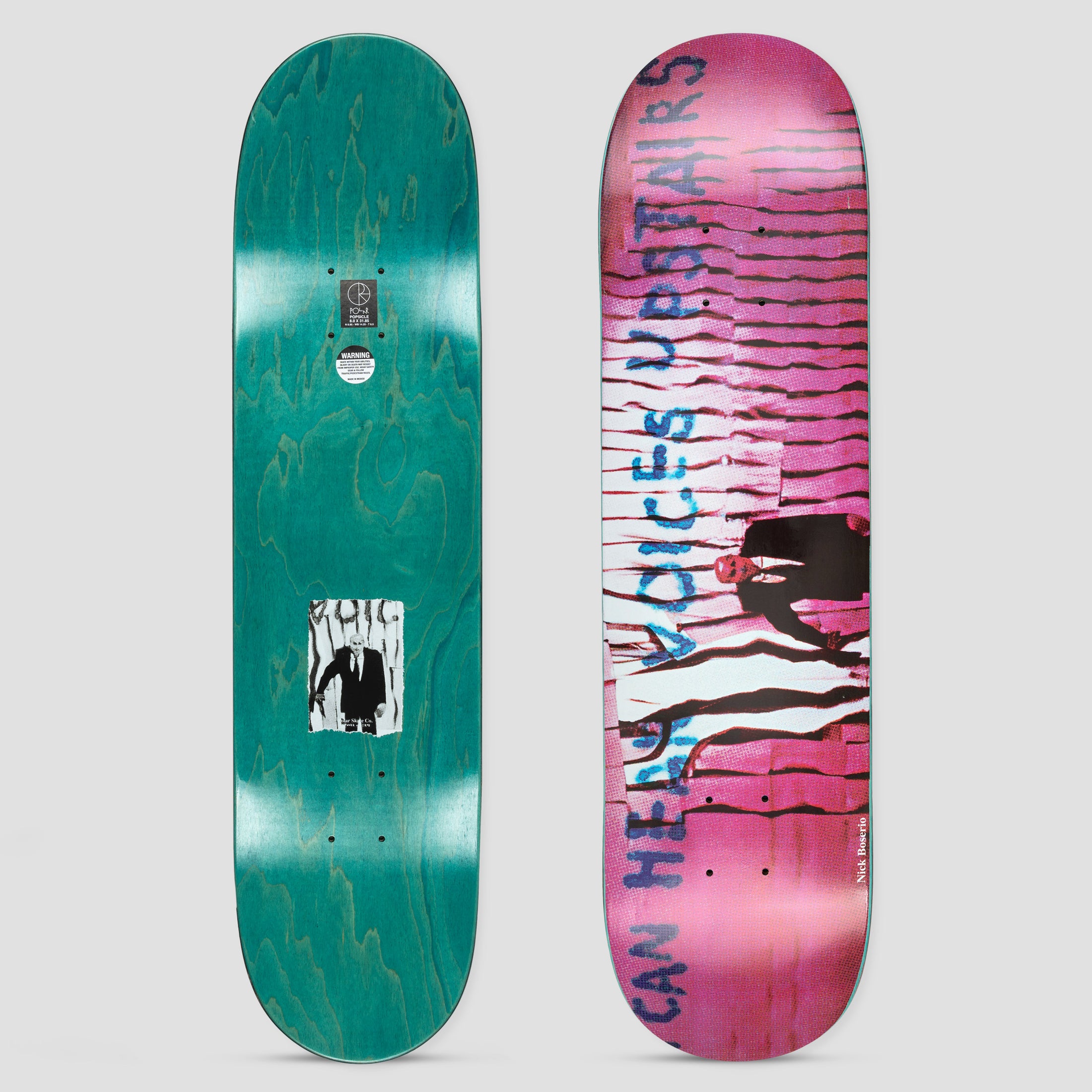 Polar 8.25 Nick Boserio Voices Skateboard Deck