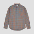 Load image into Gallery viewer, Polar Skate Co Mitchell Longsleeve Shirt Blue / Rust
