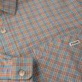 Load image into Gallery viewer, Polar Skate Co Mitchell Longsleeve Shirt Blue / Rust
