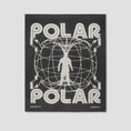 Load image into Gallery viewer, Polar Skate Co Picnic Blanket Magnet Black / Cloud White
