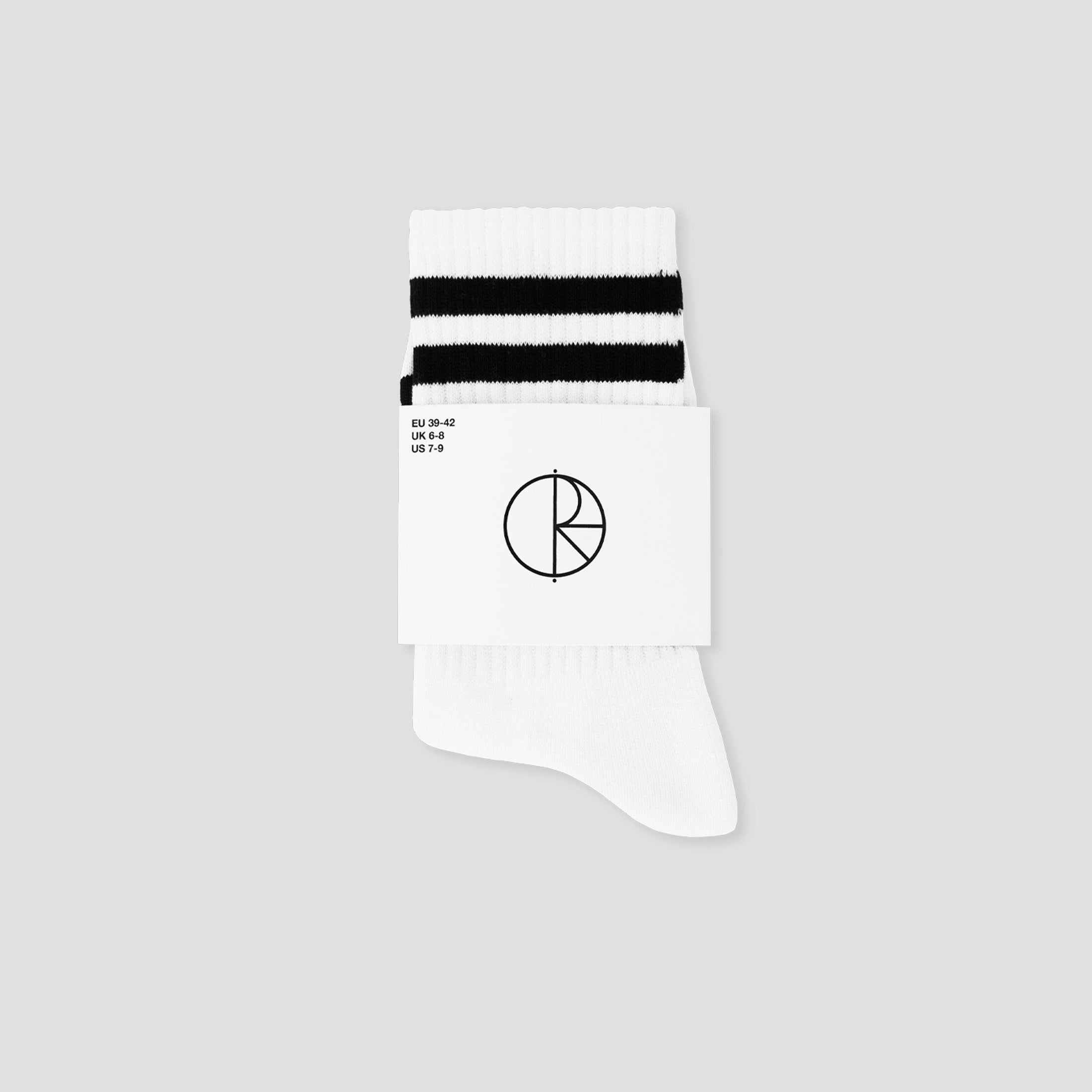 Polar Happy Sad Classic Socks White / Black